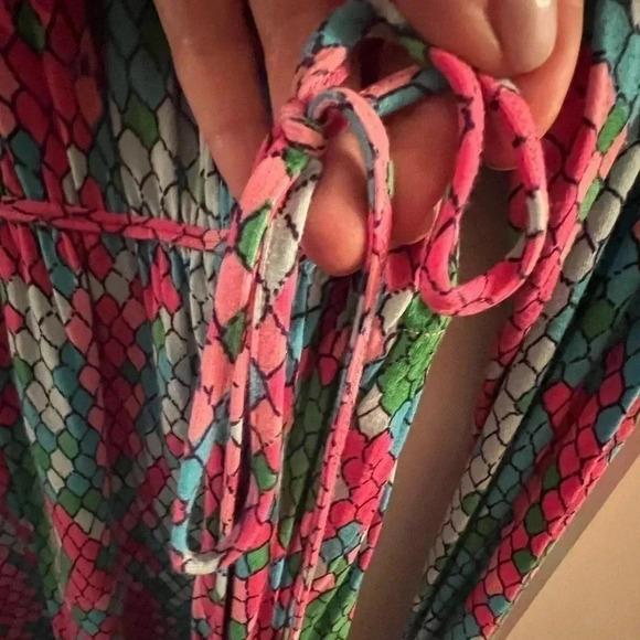 Lilly Pulitzer Long Sleeve w signature bright Multi Color Top-Size Small - Picture 4 of 7